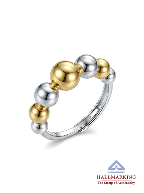 Thalia Minimal Dual Tone Finger ring for Women