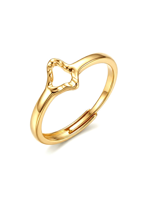 Vanya Assymetric Textured Finger ring for Women