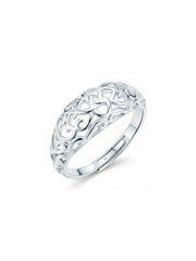 Round Shape Ring in Silver
