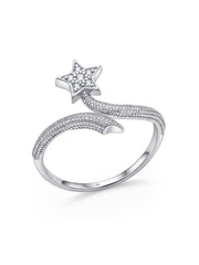 Stellara CZ Star Open Ring