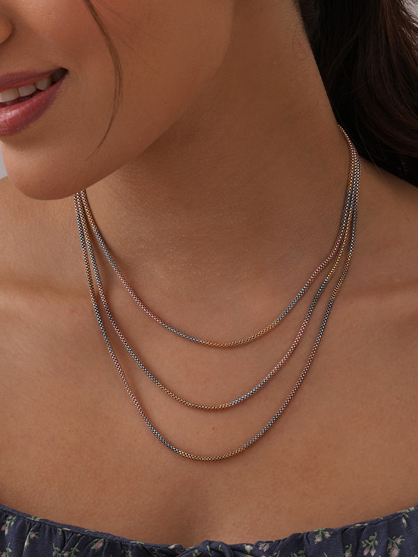 Italian Tricolor Popcorn Chain