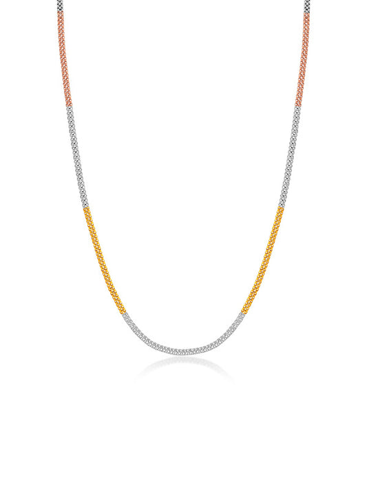 Italian Tricolor Popcorn Chain