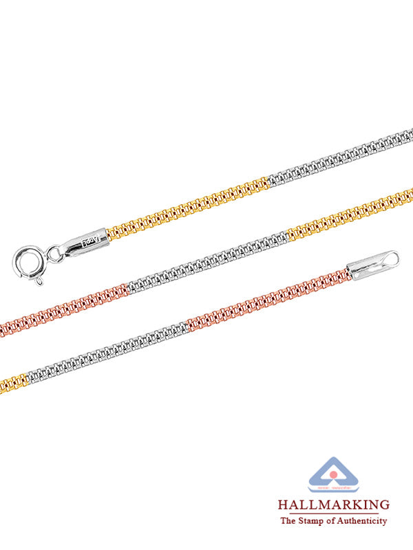 Italian Tricolor Popcorn Chain