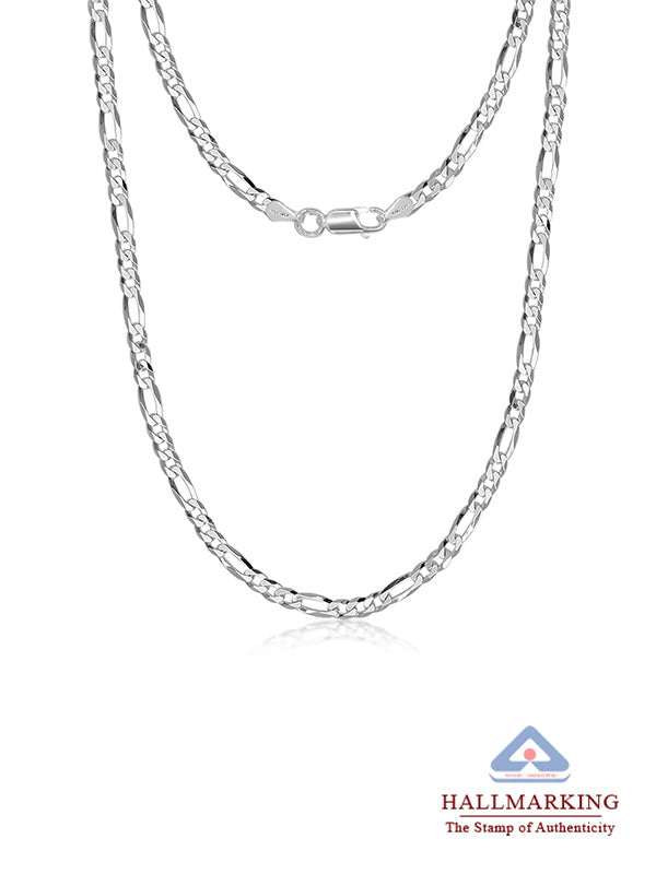 Italian Diamond-Cut Figaro Chain