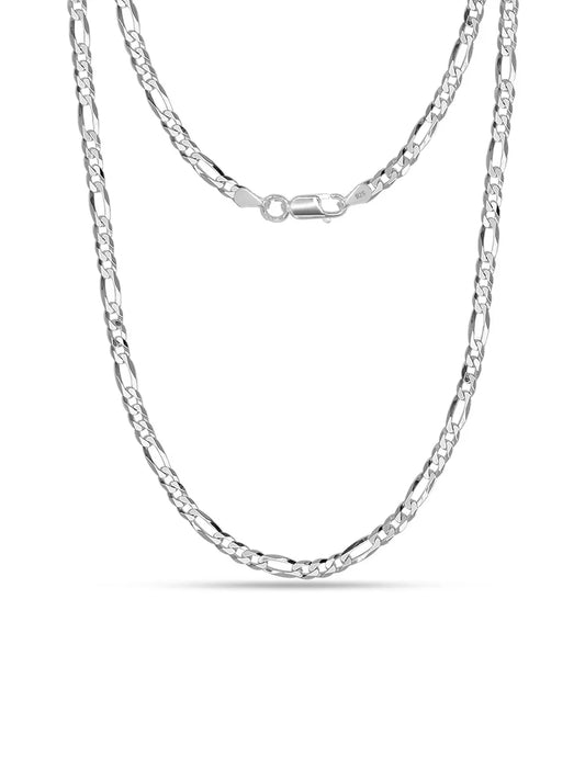 Fioro Diamond-Cut Figaro Men's Chain Necklace