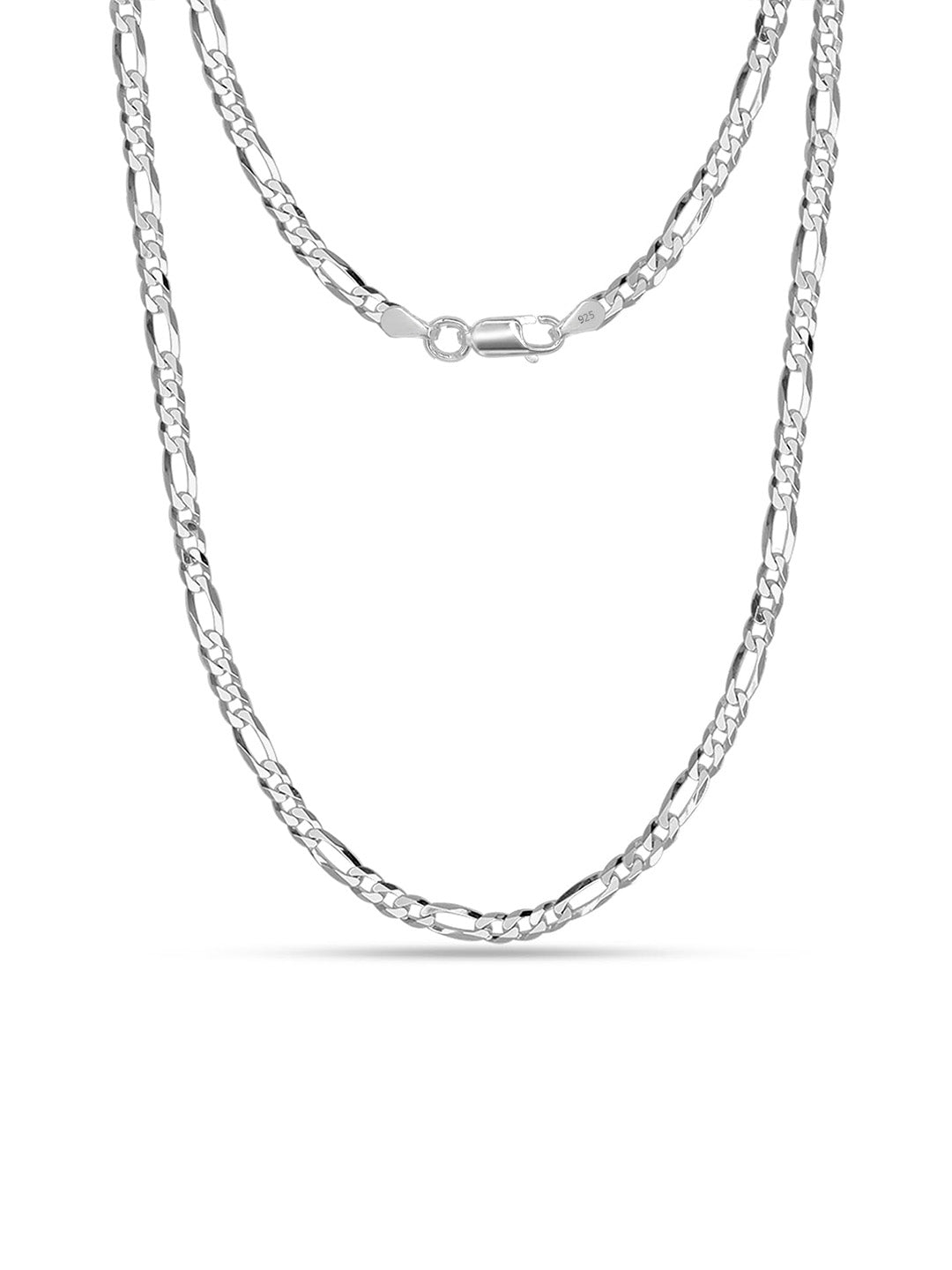 Fioro Diamond-Cut Figaro Men's Chain Necklace