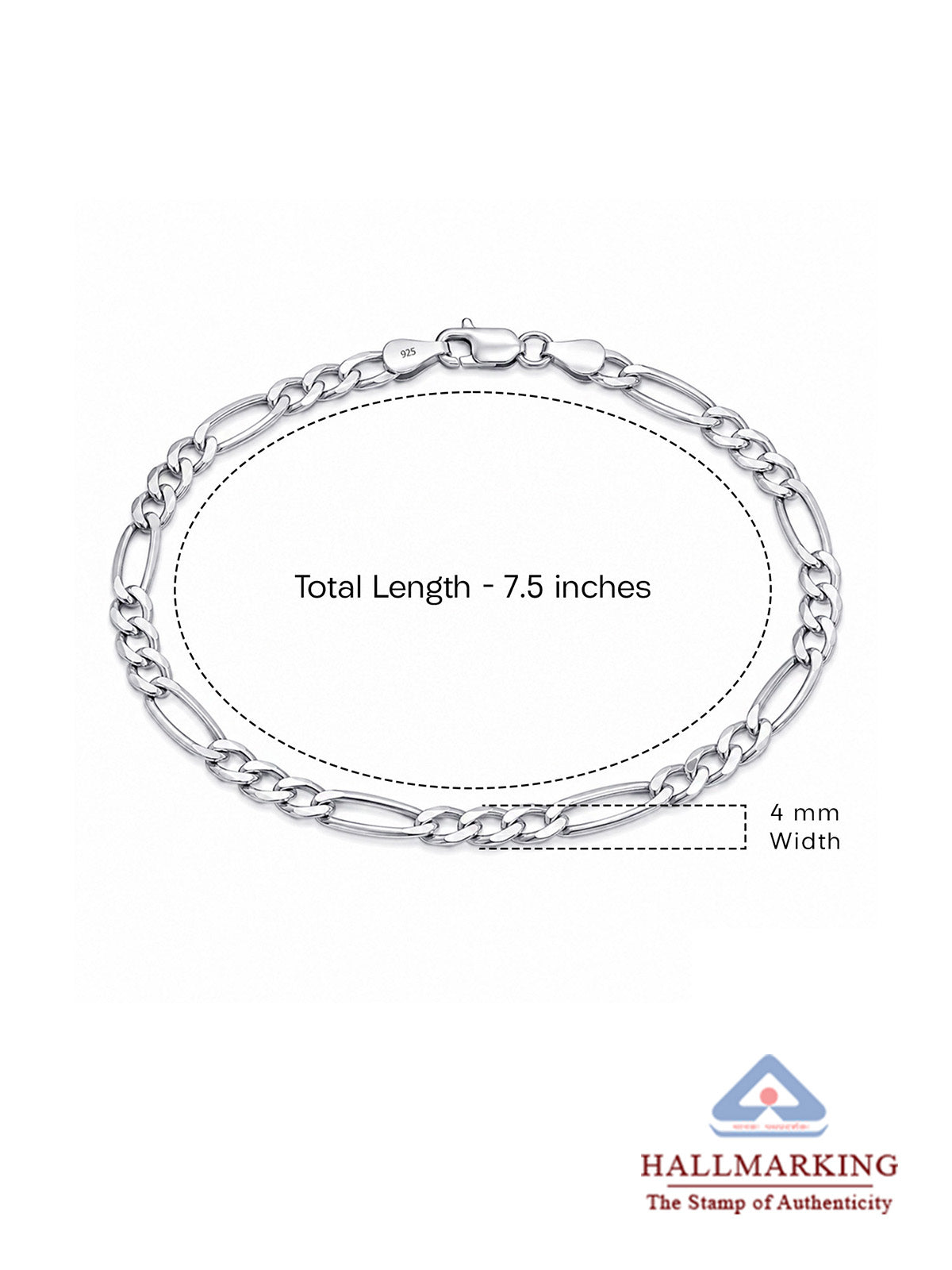 Italian Diamond-Cut Figaro Chain
