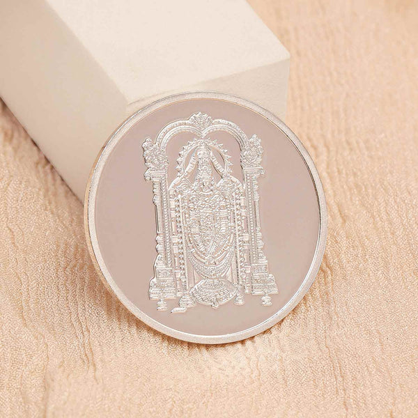 BIS Hallmarked Shree Balaji 10GM 999 Pure Silver Coin