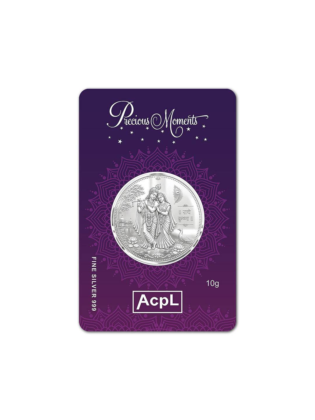 Radha Krishna JI Silver Coin 999 Pure