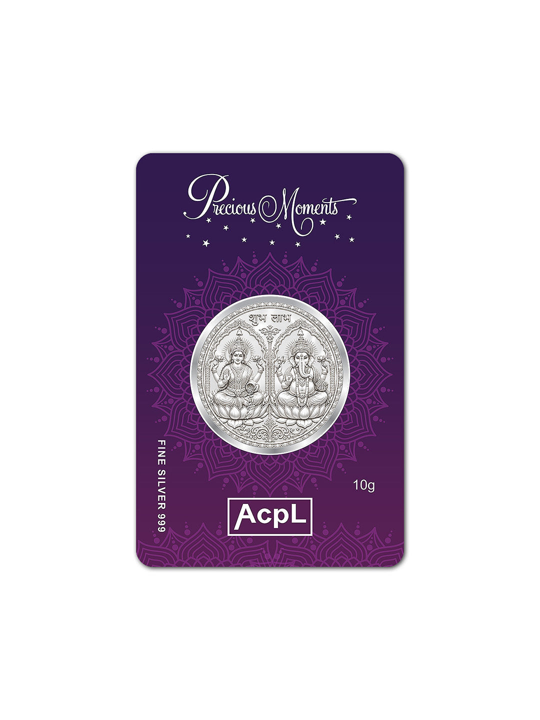 Ganesh Lakshmi JI Round Silver Coin 999 Pure