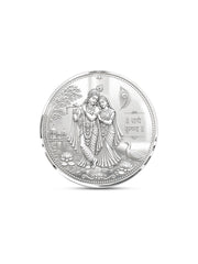 Radha Krishna JI Silver Coin 999 Pure