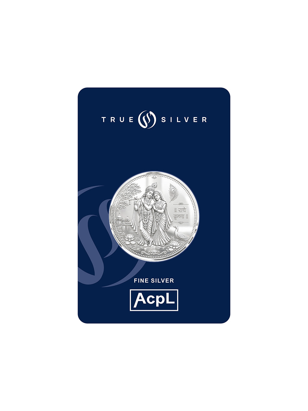 Radha Krishna JI Silver Coin 999 Pure