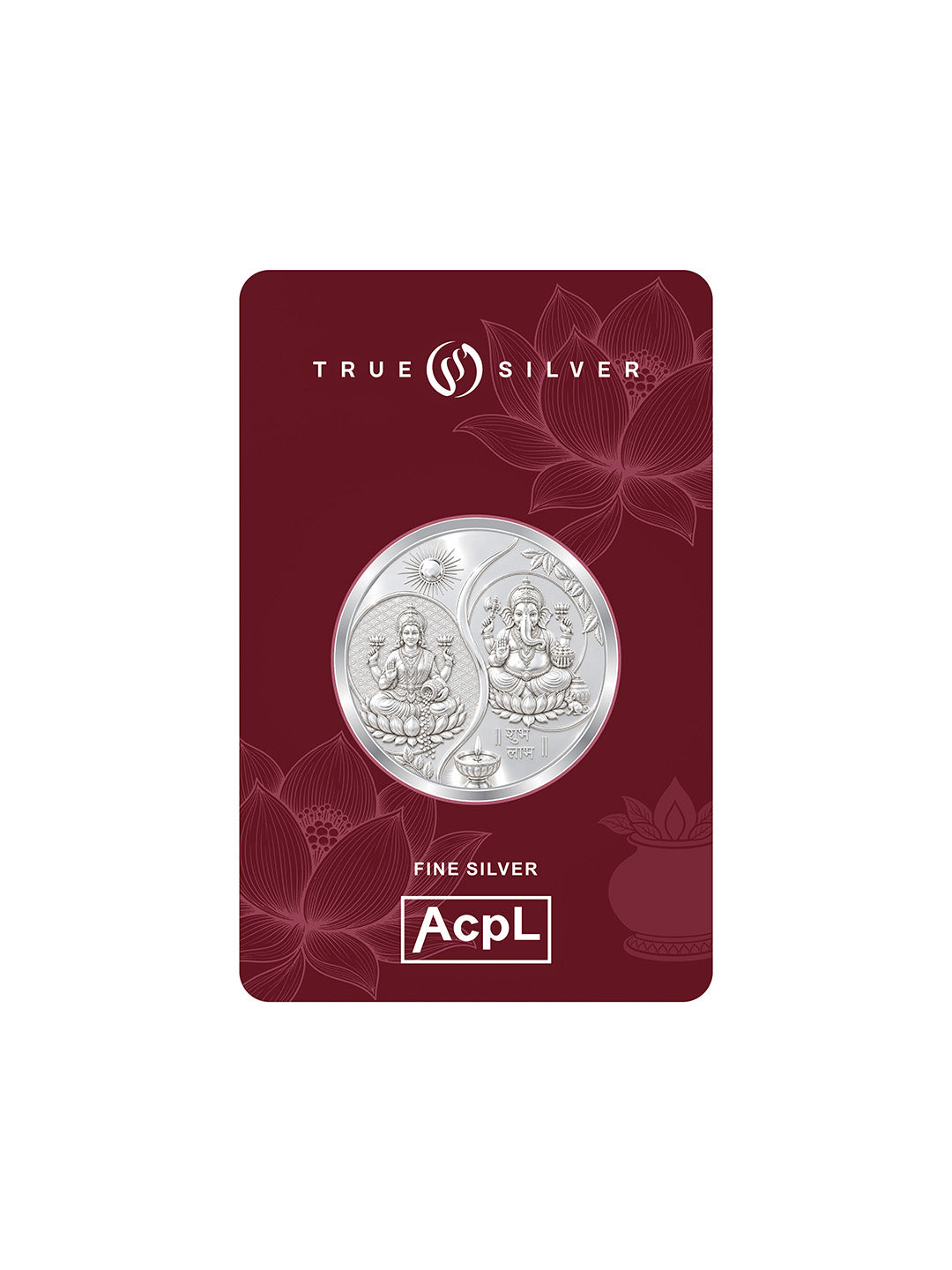 Ganesh Lakshmi JI Silver Coin 999 Pure