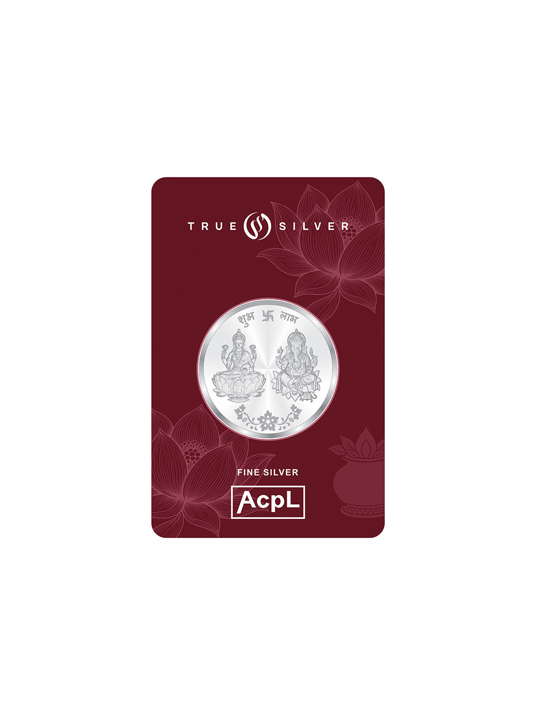 Ganesh Lakshmi JI Silver Coin 999 Pure