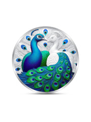 BIS Hallmarked Peacock Silver Coin 999 Pure