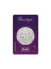 Ganesh Lakshmi JI Round Silver Coin 999 Pure