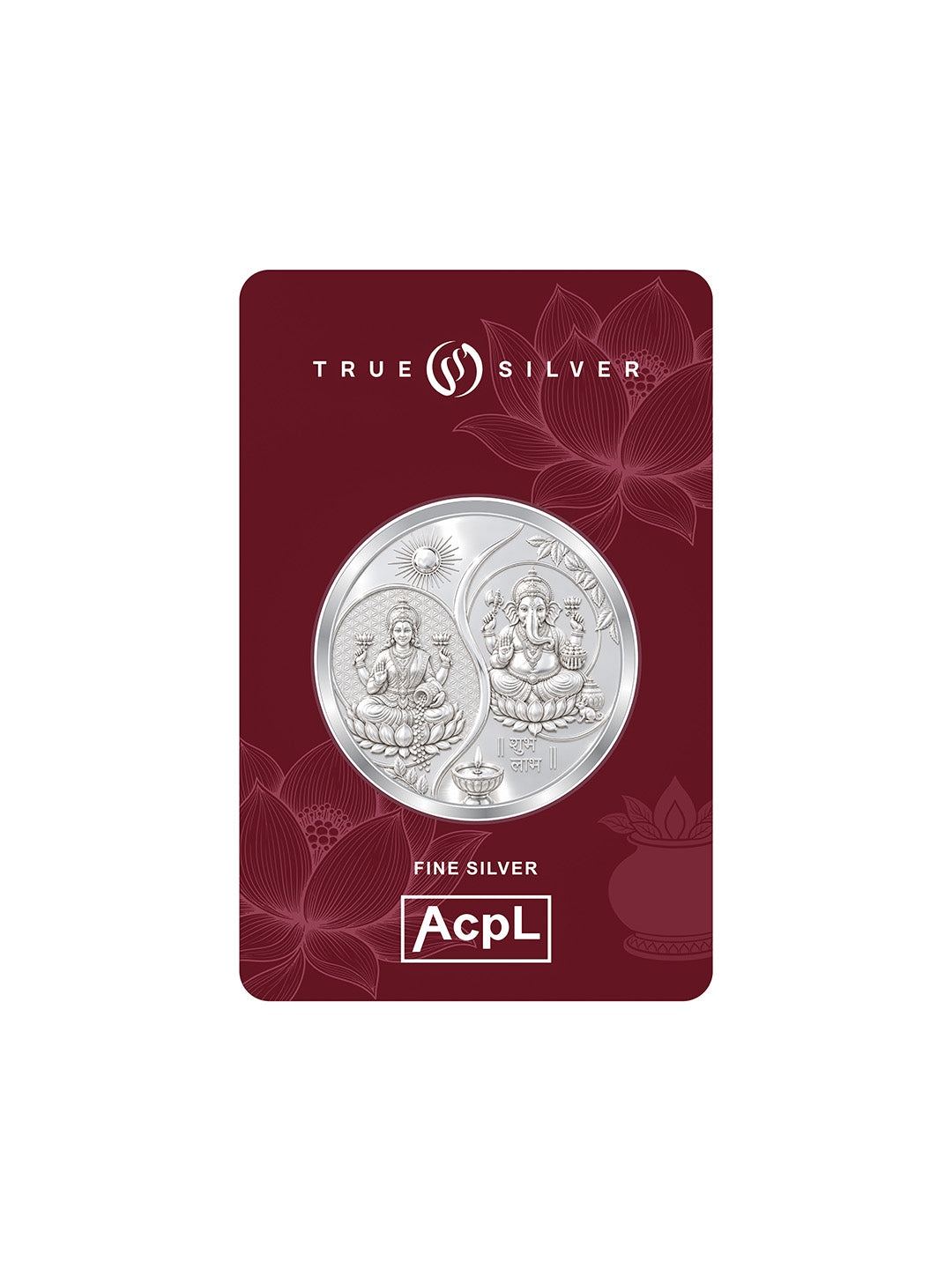 Ganesh Lakshmi JI Silver Coin 999 Pure