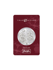 Ganesh Lakshmi JI Silver Coin 999 Pure