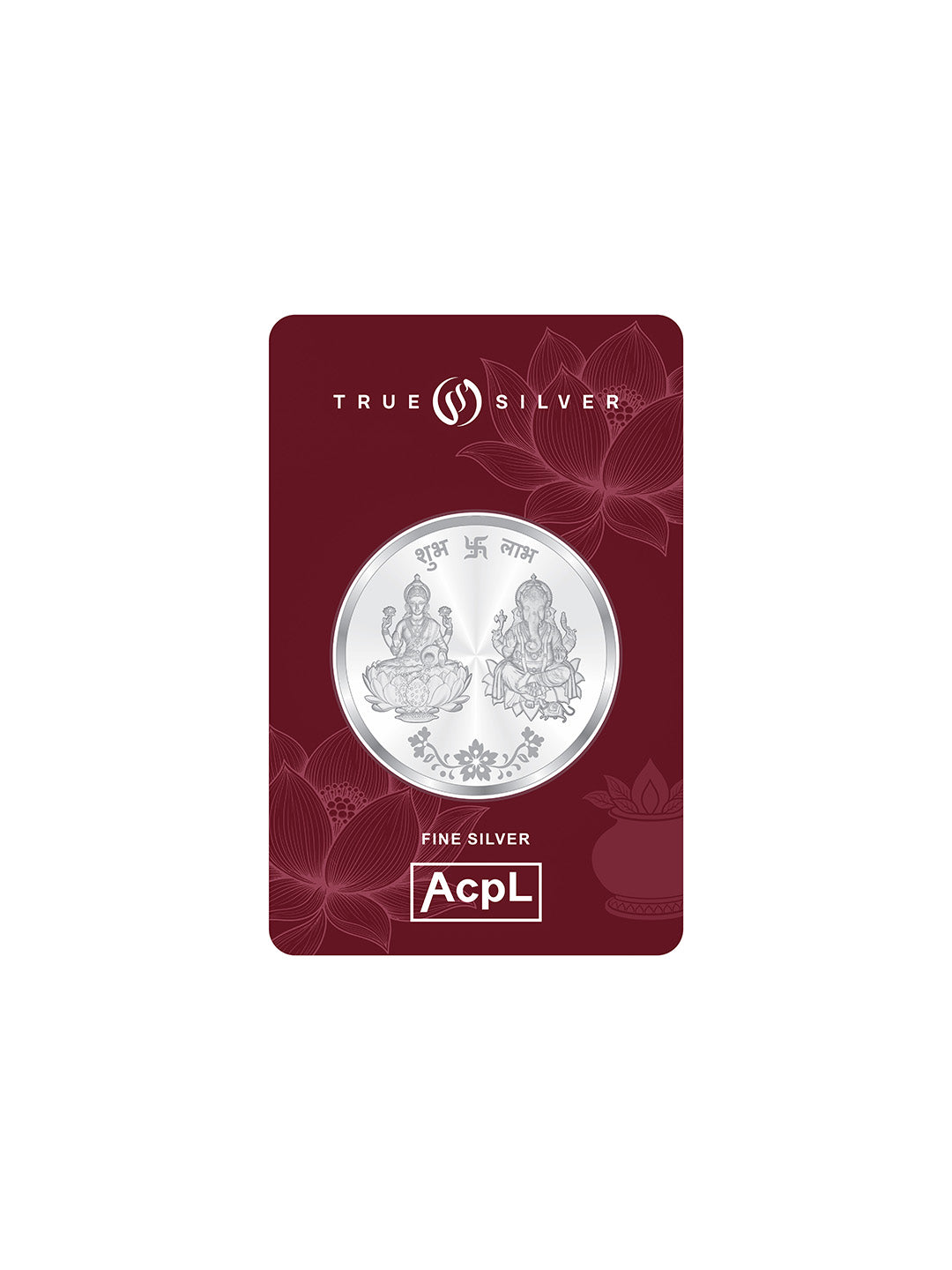 Ganesh Lakshmi JI Silver Coin 999 Pure
