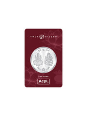 Ganesh Lakshmi JI Silver Coin 999 Pure