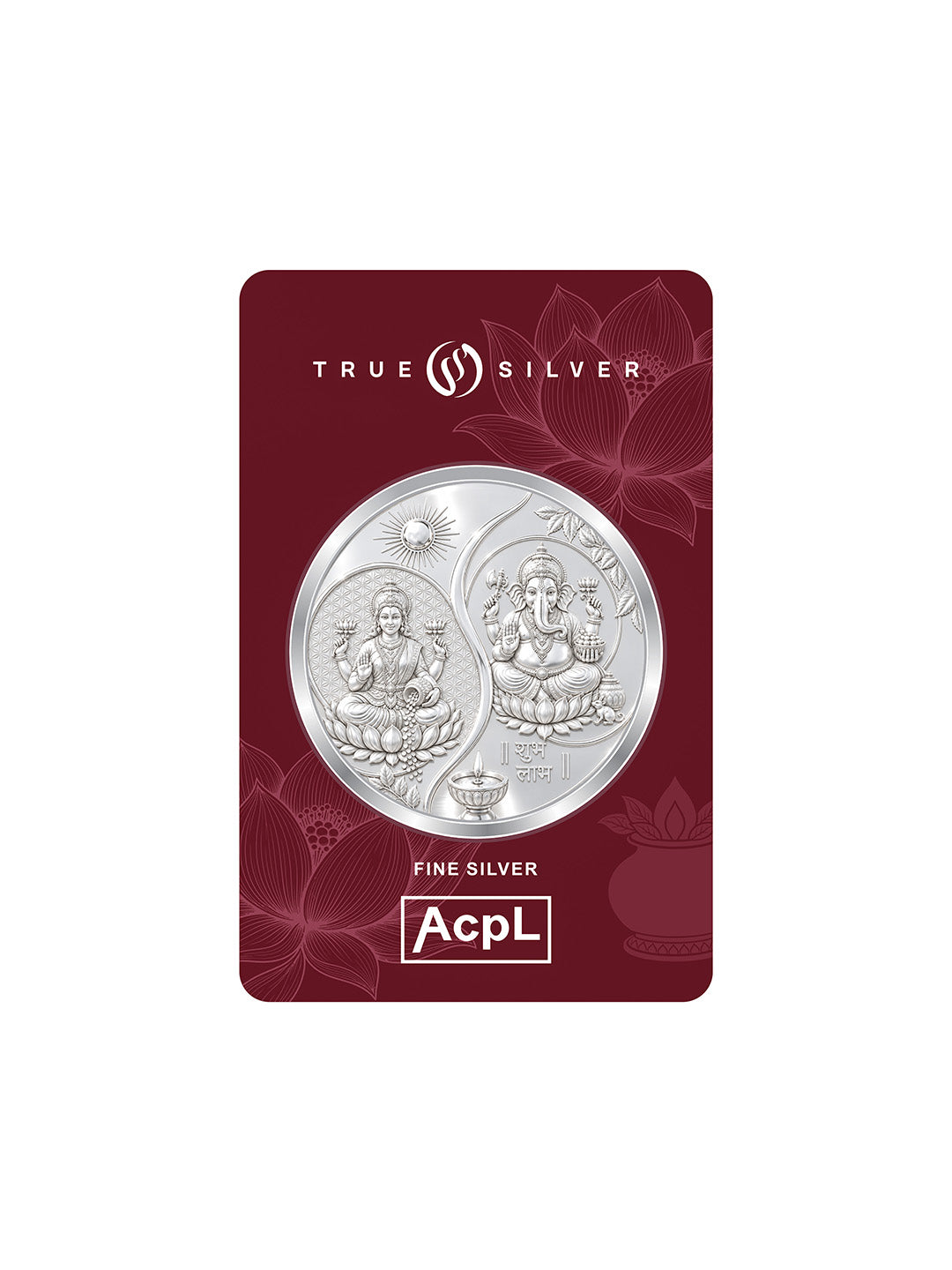 Ganesh Lakshmi JI Silver Coin 999 Pure