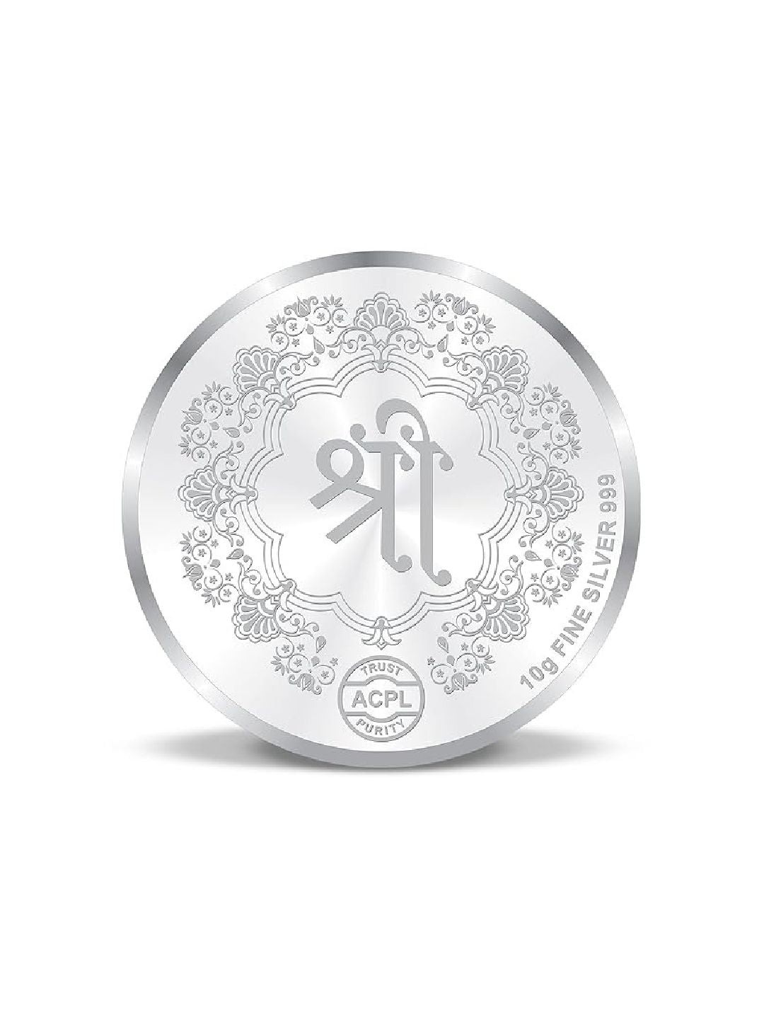 BIS Hallmarked Ganesh Lakshmi 999 Pure Silver Coin