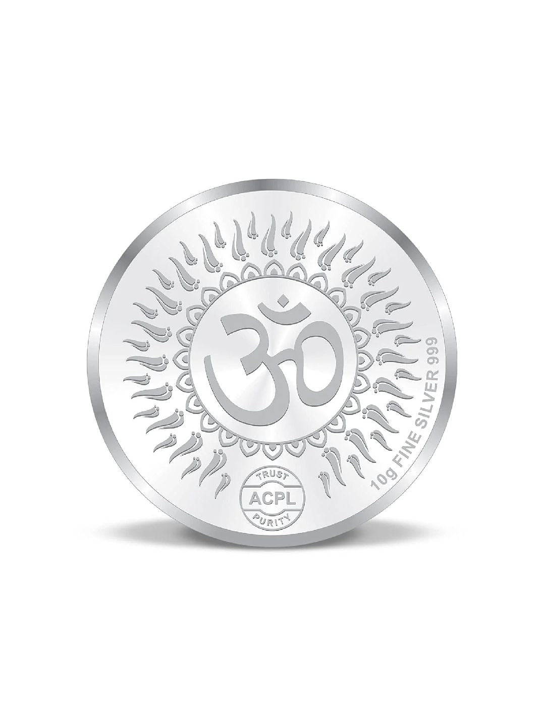 BIS Hallmarked Ganesh Lakshmi 999 Pure Silver Coin