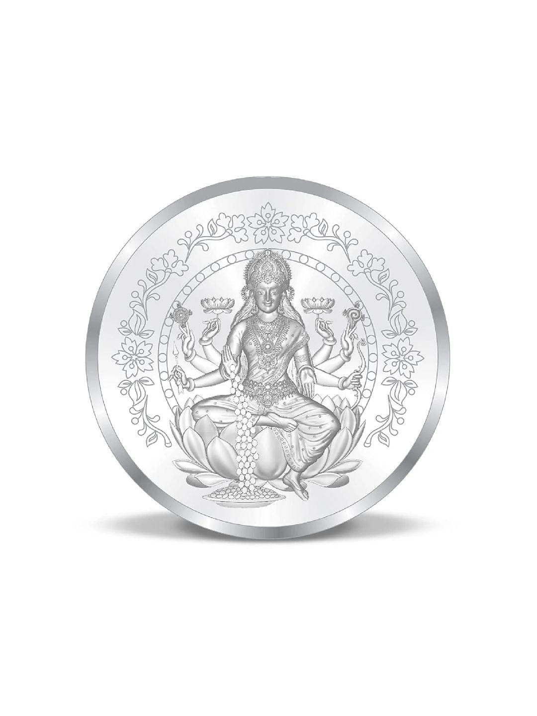 BIS Hallmarked Ganesh Lakshmi 999 Pure Silver Coin