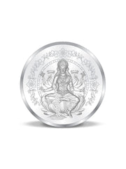 BIS Hallmarked Ganesh Lakshmi 999 Pure Silver Coin