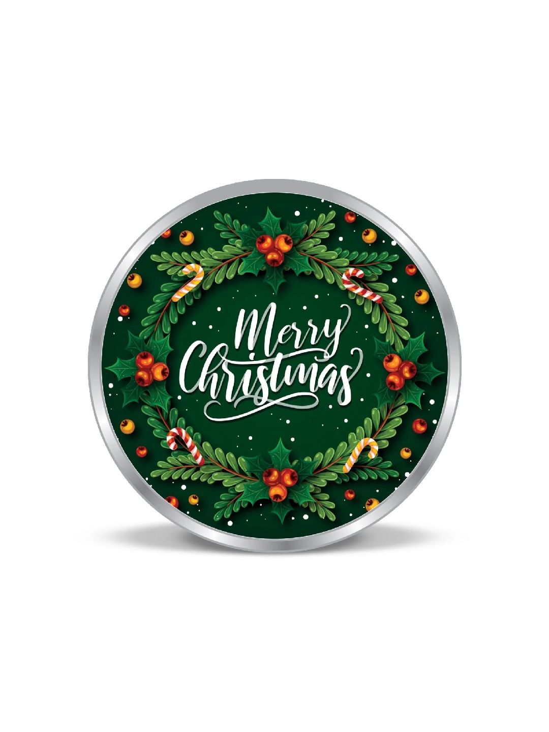 BIS Hallmarked Silver Coin Merry Christmas