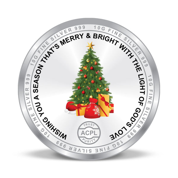 BIS Hallmarked Silver Coin Merry Christmas
