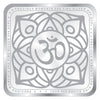 BIS Hallmarked Laxmi & Ganesh Ji Silver Square Coin 999 Pure