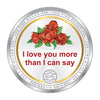 BIS Hallmarked Happy Valentine Day Heart Design Silver Gifting Coin 999  Purity