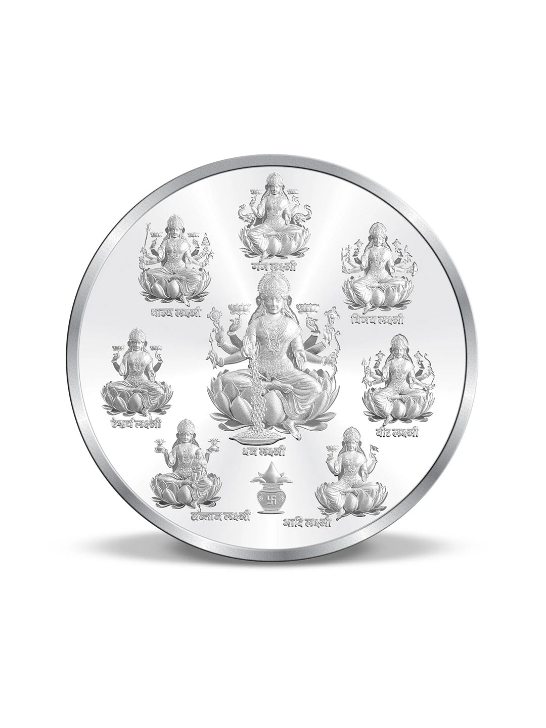 BIS Hallmarked Ashta Laxmi 999 Pure Silver Coin