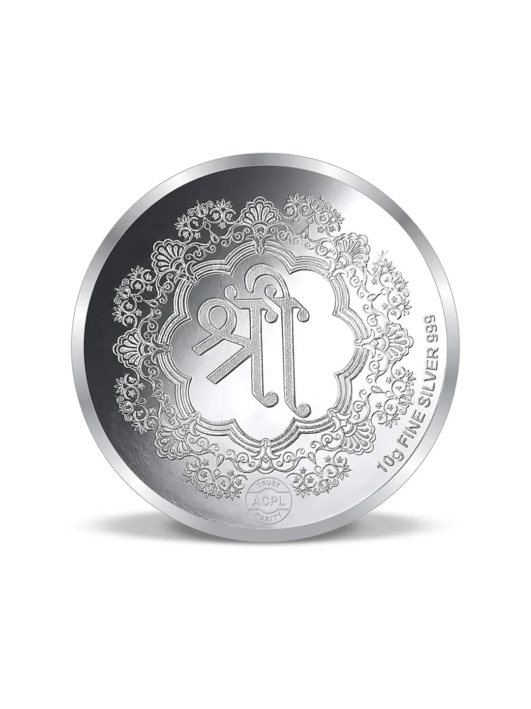 BIS Hallmarked Shree Balaji 10GM 999 Pure Silver Coin