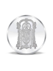 BIS Hallmarked Shree Balaji 10GM 999 Pure Silver Coin