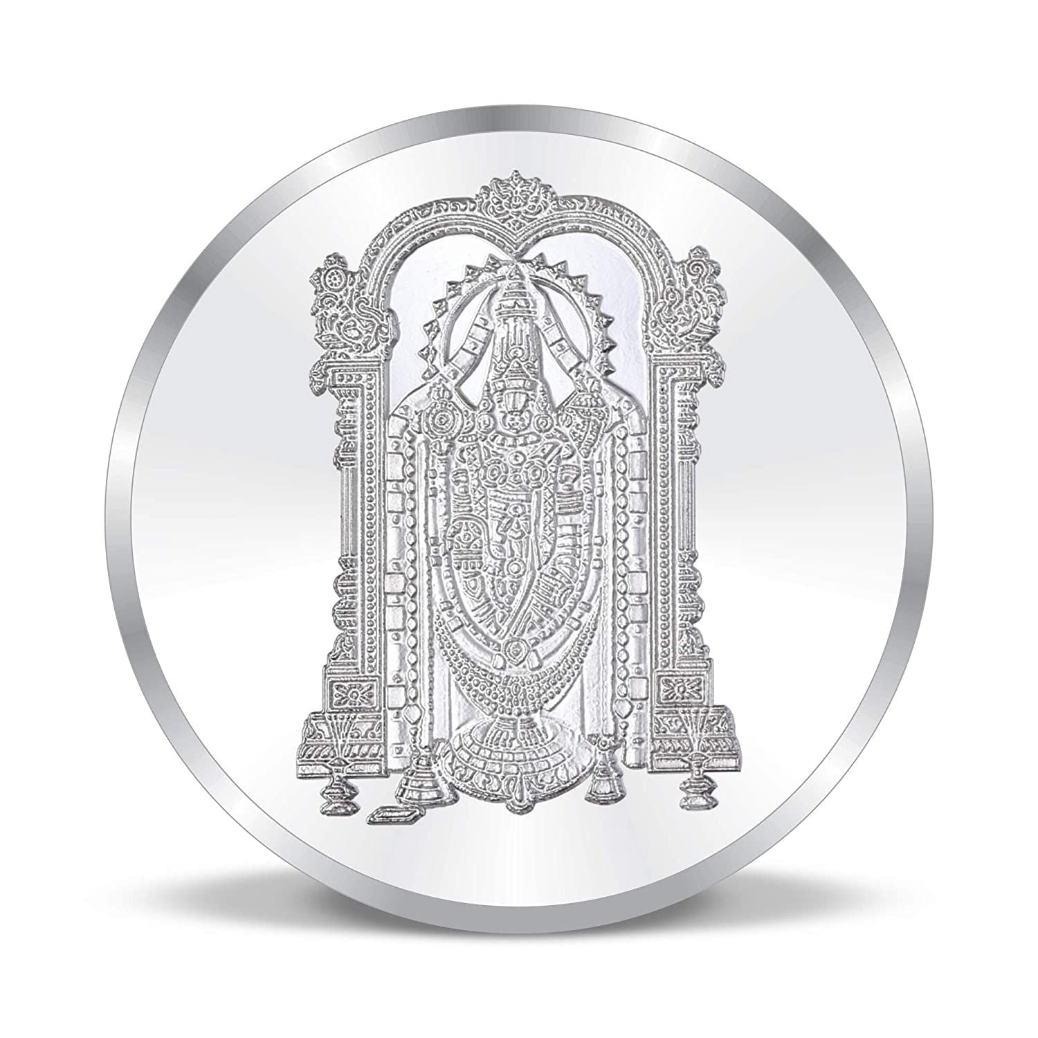 BIS Hallmarked Shree Balaji 10GM 999 Pure Silver Coin