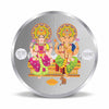 BIS Hallmarked Maa Laxmi and Lord Ganesh Silver Coin (999 Purity)