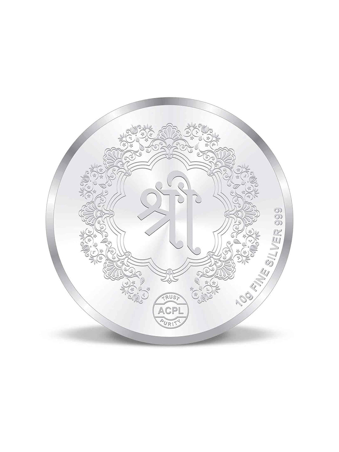 BIS Hallmarked Maa Laxmi and Ganesh 999 Pure Silver Coin