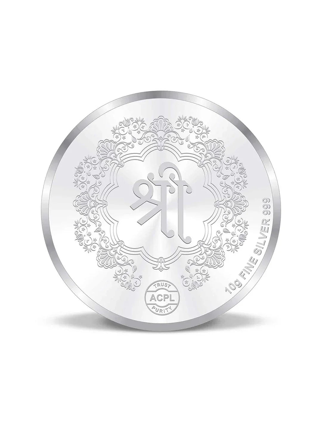 BIS Hallmarked Maa Laxmi and Ganesh 999 Pure Silver Coin