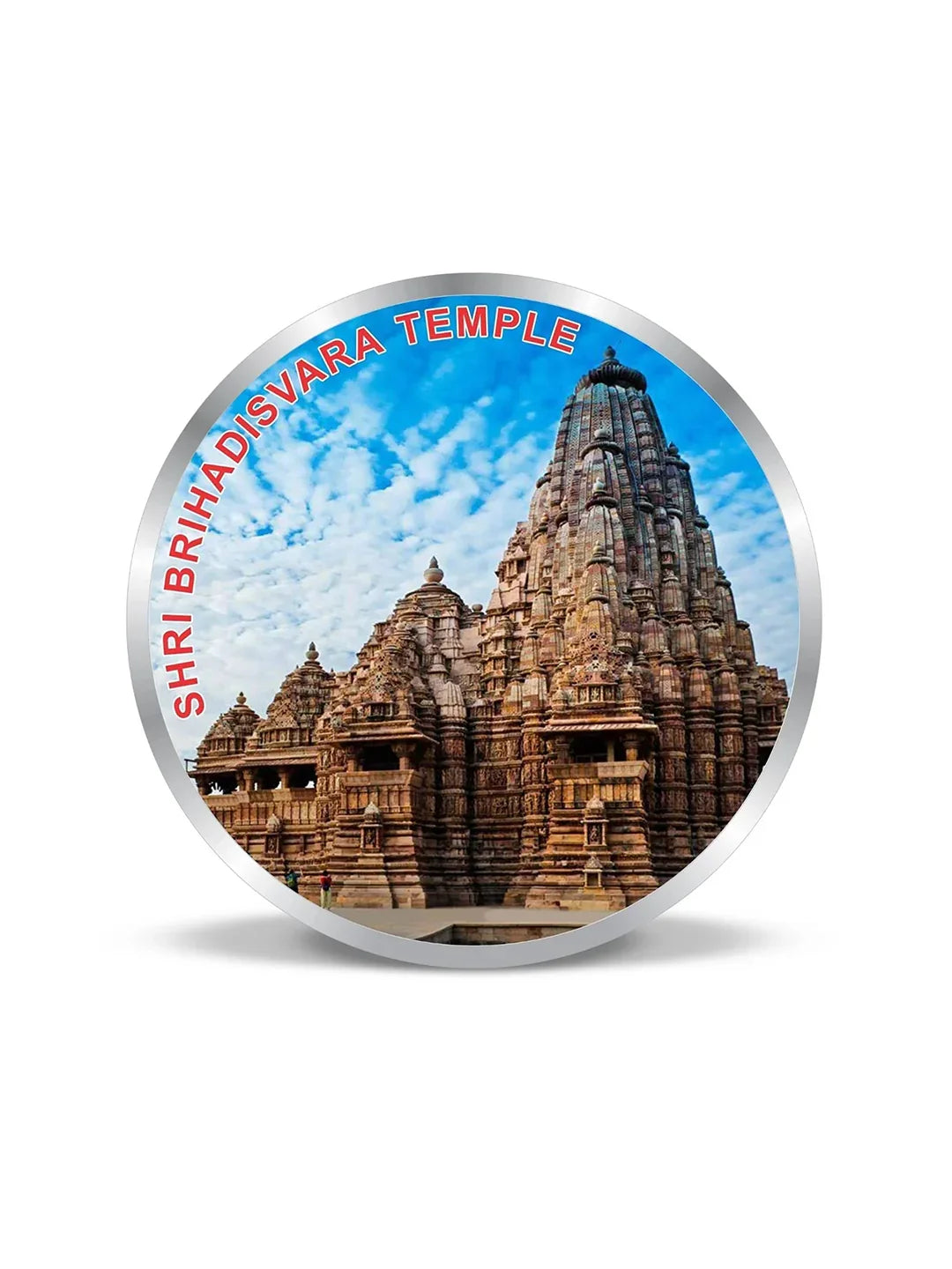 BIS Hallmarked Brihadisvara Temple 20GM 999 Pure Silver Coin