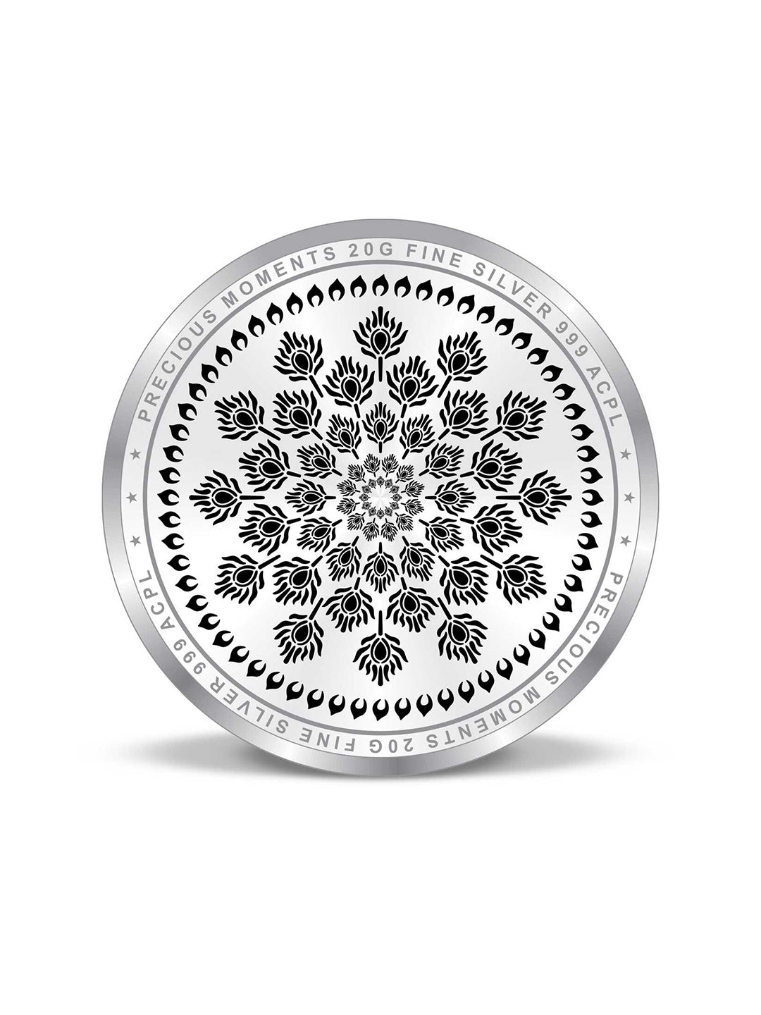 BIS Hallmarked Dancing Peacock 999 Pure Silver Coin