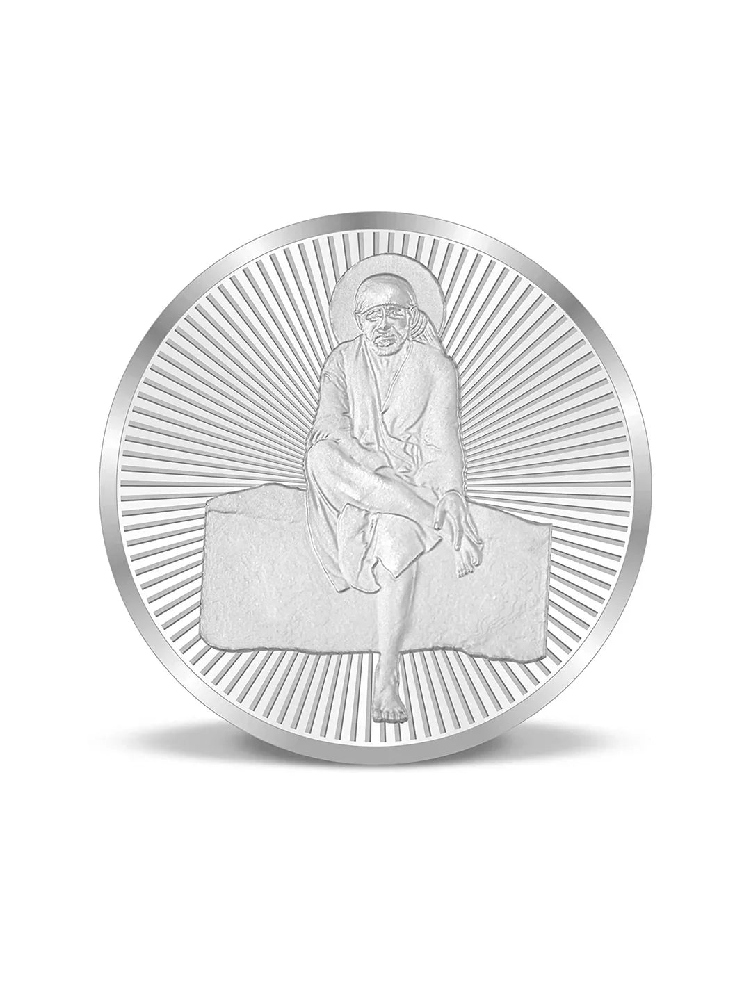 BIS Hallmarked Sai Baba 10GM 999 Pure Silver Coin