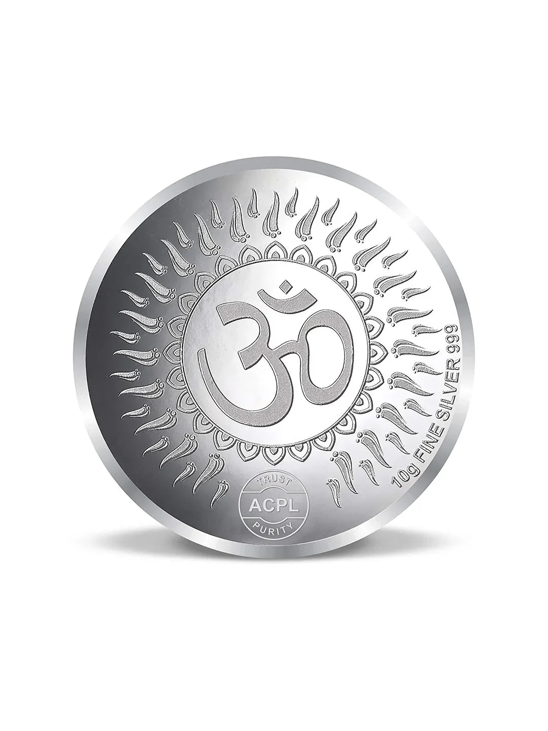 BIS Hallmarked Lord Hanuman ji 10GM 999 Pure Silver Coin