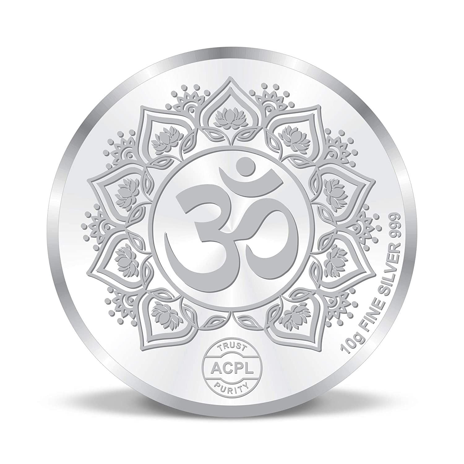 BIS Hallmarked Goddess Durga Mata 999 Pure Silver Coin