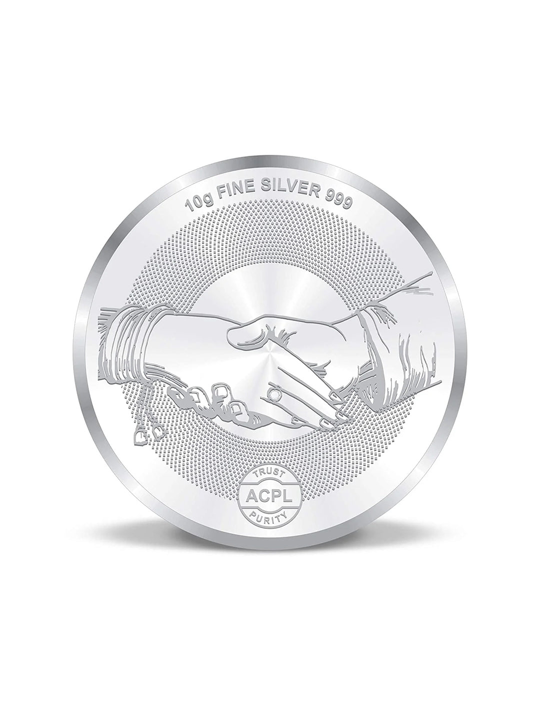 BIS Hallmarked Congratulations Silver Coin for Newly Married Couple (999 Purity)