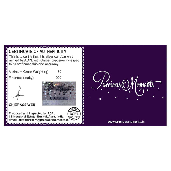 BIS Hallmarked Congratulations Silver Coin for Newly Married Couple (999 Purity)