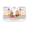 BIS Hallmarked Laxmi Ganesh Colorful 50Gm Silver Bar 999 Purity