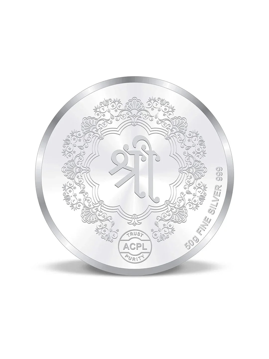 BIS Hallmarked Laxmi Ganesh 999 Pure Silver Coin
