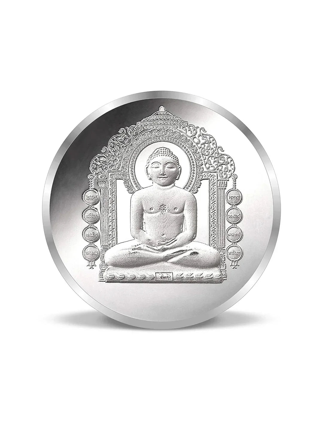 BIS Hallmarked Mahaveer Ji 10GM 999 Pure Silver Coin